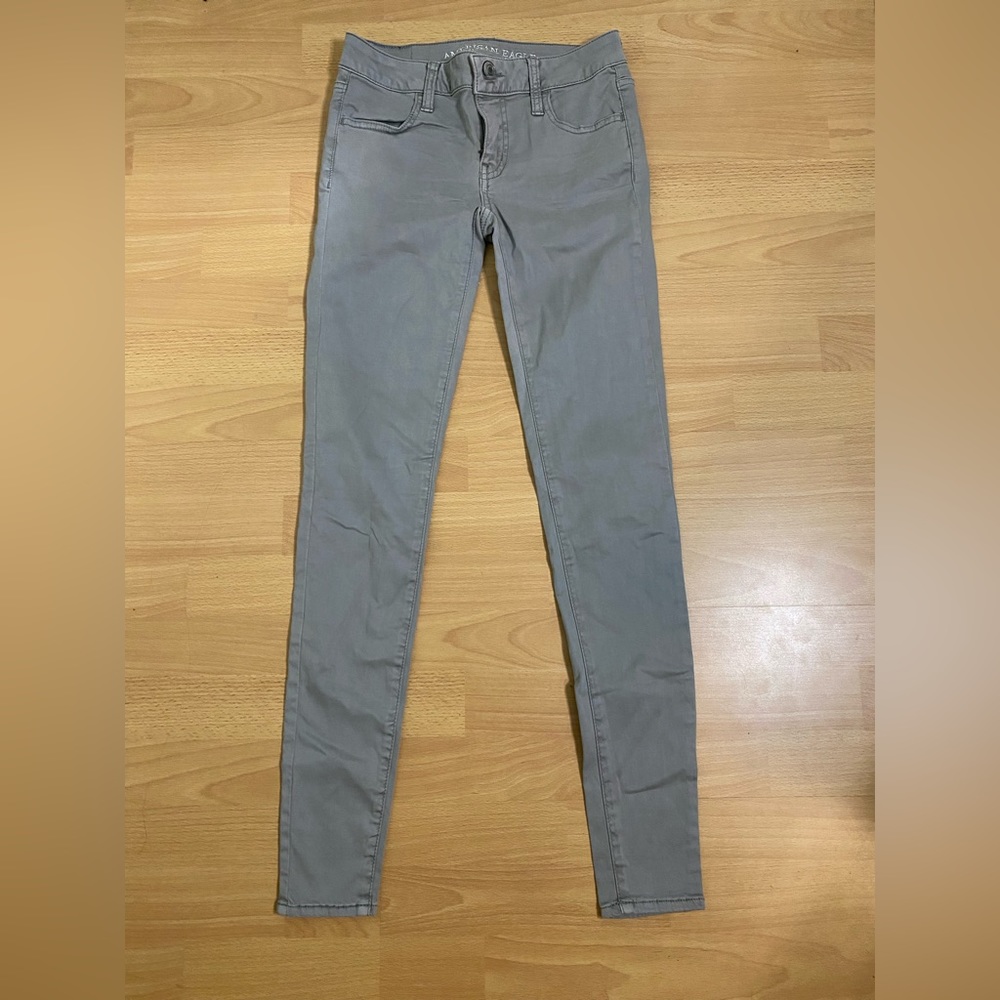 American Eagle Super Stretch Grey Jeans Jeggings US2